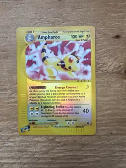 2002 Pokemon Expedition Ampharos 34/165 - Image 5