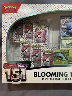 Pokemon Scarlet & Violet 151 Blooming Waters Premium Collection Box Sealed - Image 2