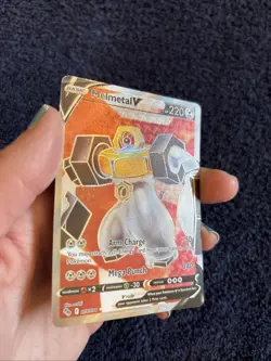 Melmetal V 075/078 Pokemon GO Full Art Ultra Rare Holo Pokemon TCG 2022 NM - Image 3