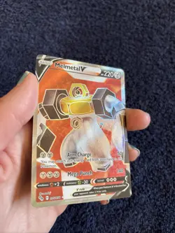 Melmetal V 075/078 Pokemon GO Full Art Ultra Rare Holo Pokemon TCG 2022 NM - Image 4