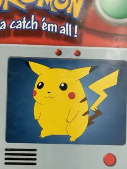 Vintage Pokemon Pikachu and Meowth Gotta Catch Em All 3 Ring Binder 1999 - Image 2