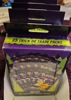 Pokemon Trick or Trade Booster Pack box - 15 Packs 2025 NEW Sealed Box - Image 1