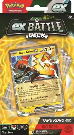 Pokemon ex Battle Deck Tapu Koko ex - Factory Sealed Ready-to-Play - Image 1