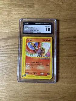 Pokemon Center NY Black Star Promo 2002 Ho-Oh #52 CGC 10 Gem Mint - Image 1