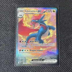 Pokemon TCG - Salamence ex 187/159 SIR Sv09: Journey Together NM - Image 1
