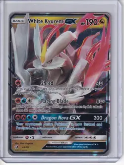 WHITE KYUREM GX - Pokemon: Dragon Majesty - Ultra Rare 48/70 - NM - Image 1