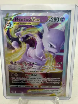 2022 Mewtwo VSTAR 031/078 - Pokemon GO - Ultra Rare - Pack Fresh NM P1 - Image 2