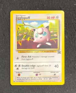 Pokemon Jigglypuff 7 WoTC Black Star Promo - Image 1