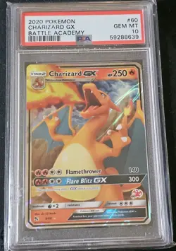 2020 Pokemon TCG Charizard GX Battle Academy #60 PSA 10 Gem Mint - Image 1
