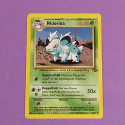 Pokemon Nidorina 40/64 - GERMAN Uncommon Jungle Set - Never Played NM/M - Image 2