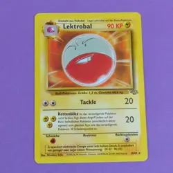 Pokemon Lektrobal (Electrode) 21/102 - GERMAN Base Set Rare - Never Played NM/M - Image 2