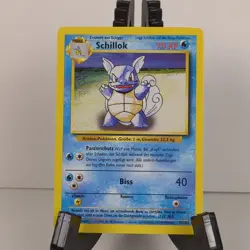 Pokemon Wartortle (Schillok) 42/102 - GERMAN Base Set - Never Played NM/M - Image 1