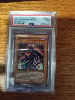 2004 Yu-Gi-Oh! Sorcerer of Dark Magic MOV-EN002 PSA 9 - Image 1