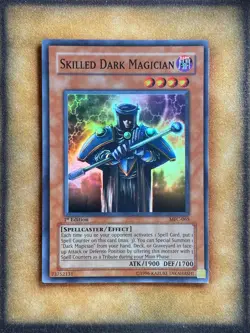Yugioh Skilled Dark Magician MFC-065 Super Rare 1st Ed LP - Image 1