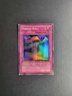 Mirror Wall PSV-016 Yu-Gi-Oh TCG Pharoah's Servant Unlimited Super Rare MP - Image 2