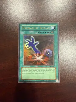 Premature Burial YuGiOh! PSV-037 -Unlimited Edition - Original Print LP - Image 1