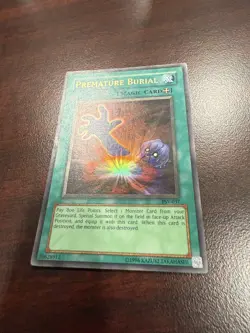 Premature Burial YuGiOh! PSV-037 -Unlimited Edition - Original Print LP - Image 3