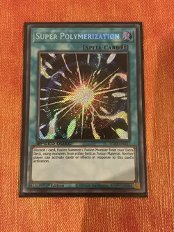 Super Polymerization SGX3-ENA17 Secret Rare 1st Ed Yugioh Speed Duel - Image 1