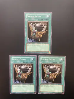 Yugioh Double Snare LOD-015 1st Edition Common LP/MP X3 - Image 1