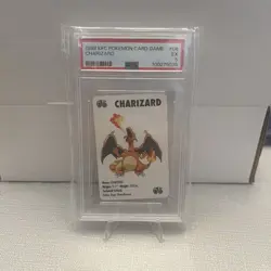 Charizard 1998 KFC Pokemon Card Game Promo #06 - PSA 5 - Image 1