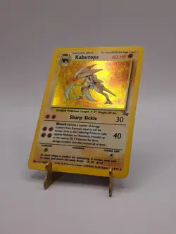 Pokemon TCG Kabutops Holo Rare Card 9/62 Fossil Unlimited 1999 - MP Condition! - Image 1