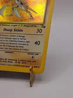 Pokemon TCG Kabutops Holo Rare Card 9/62 Fossil Unlimited 1999 - MP Condition! - Image 4