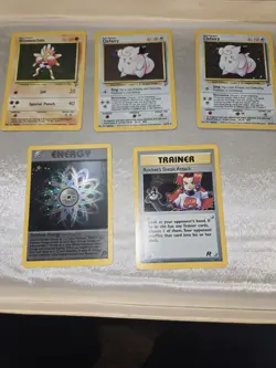 Pokemon Basic Unlimited Holo Lot Of 5 Cards - Image 1