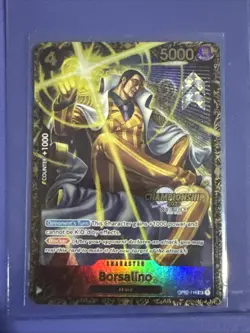 Borsalino (Championship 2023) OP02-114 One Piece Promotion Cards Foil - Image 1
