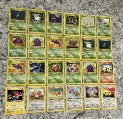Pokemon 97 Card Lot From Base, Fossil, Jungle, Common, Uncommon, 1st Edition - Image 2