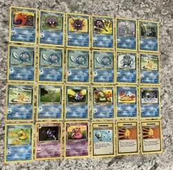 Pokemon 97 Card Lot From Base, Fossil, Jungle, Common, Uncommon, 1st Edition - Image 3