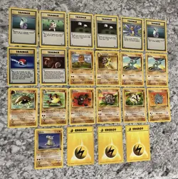 Pokemon 97 Card Lot From Base, Fossil, Jungle, Common, Uncommon, 1st Edition - Image 4