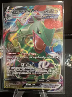Pokemon TCG Rayquaza VMAX Crown Zenith Ultra Rare Card 101/159 - Image 1