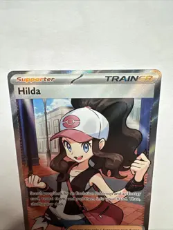 Pokemon Hilda 164/086 Full Art Ultra Rare SV: White Flare TCG Trainer Card NM! - Image 2