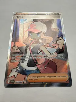 Pokemon Hilda 164/086 Full Art Ultra Rare SV: White Flare TCG Trainer Card NM! - Image 3