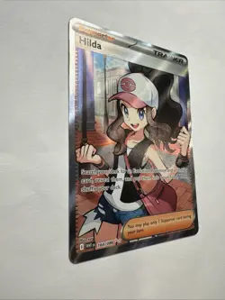 Pokemon Hilda 164/086 Full Art Ultra Rare SV: White Flare TCG Trainer Card NM! - Image 5