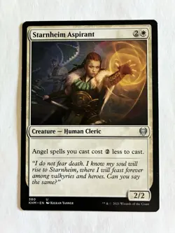 MtG Starnheim Aspirant NM Kaldheim uncommon Magic the Gathering card - Image 1
