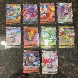V Ultra Holo Lot of 10 Pokemon Trading Card Game | NM - LOT D - Image 1