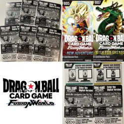 68 Dragon Ball Super Fusion World Digital Code Card Lot UNUSED FB05 FB07 SB02 - Image 1