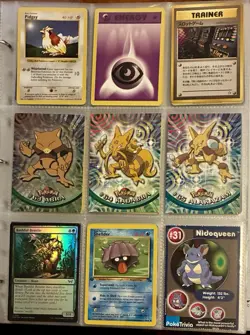 Vintage Pokemon Card Collection - No Binder Lot 5 Pages - Holo - Modern LP/NM - Image 1