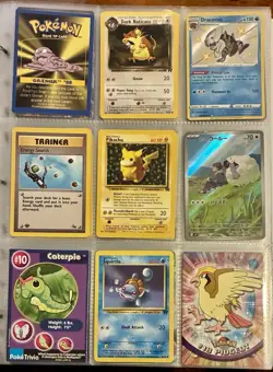 Vintage Pokemon Card Collection - No Binder Lot 5 Pages - Holo - Modern LP/NM - Image 3