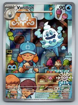 Vanillish - Holiday Calendar 190/182 Stamped Promo Pokemon Card Sealed - Image 1