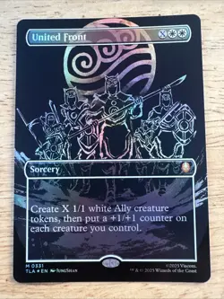 MTG Avatar: The Last Airbender, United Front - Borderless Foil - Image 1
