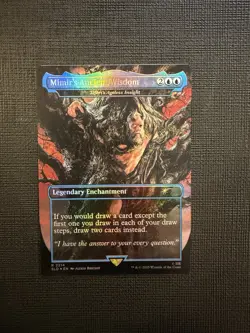 MTG Mimir's Ancient Wisdom, Foil, New/Unplayed, Secret Lair Drop x God of War - Image 1