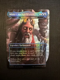MTG Mimir's Ancient Wisdom, Foil, New/Unplayed, Secret Lair Drop x God of War - Image 2