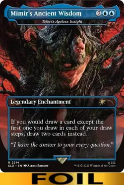 1x - Mimir's Ancient Wisdom [Teferi's Ageless Insight] - FOIL - Secret Lair: PS - Image 1