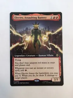 Electro, Assaulting Battery (Extended Art) Marvel's Spider-Man NM!!! - Image 1