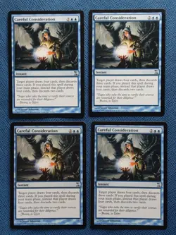 MTG 4x Careful Consideration x4 NM Time Spiral Magic the Gathering Playset - Image 2