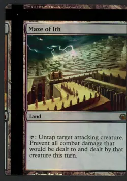 ***FOIL Maze of Ith NFC Miscut*** MTG From the Vault Lands Magic Kid Icarus - Image 1