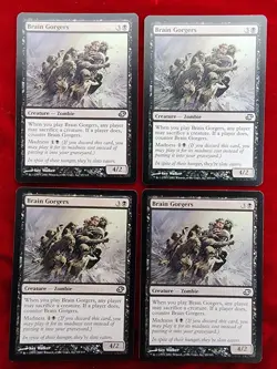 Brain Gorgers (x4) Planar Chaos MTG Magic the Gathering - Creature - Zombie - Image 1