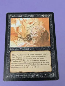 MTG Magic the Gathering: The Dark: Frankenstein's Monster #45 Rare - LP - Image 1